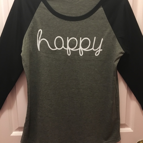 "Happy" T-shirt NWOT! - Picture 4 of 11